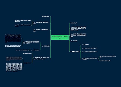 四六级考前攻略 怎样分析句子