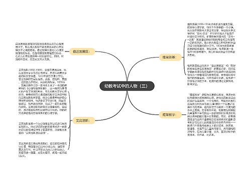 幼教考试中的人物（三）