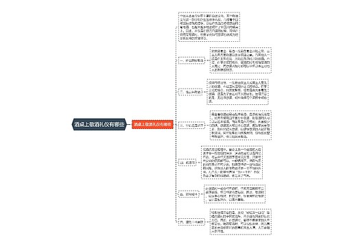 酒桌上敬酒礼仪有哪些