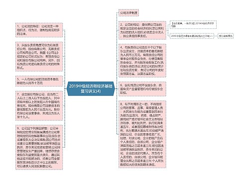 2019中级经济师经济基础复习讲义(4)