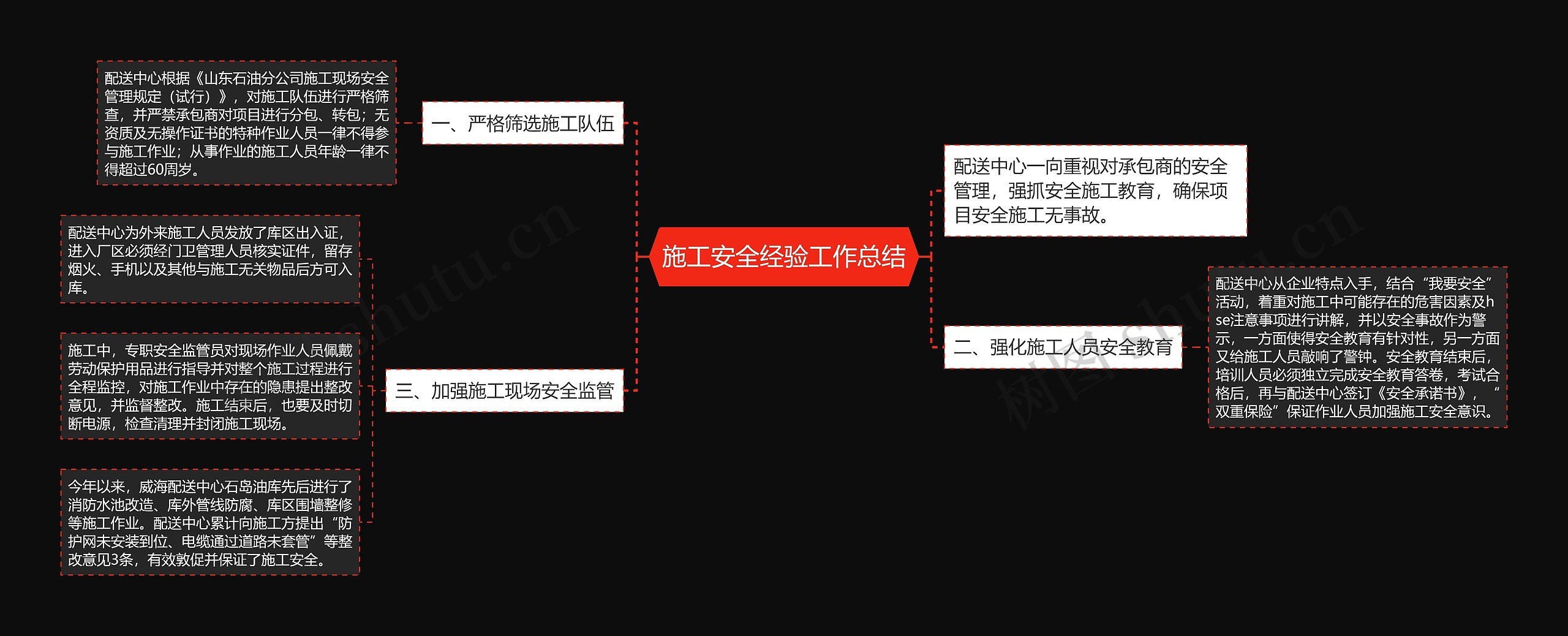 施工安全经验工作总结