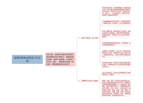 督查校园安全防范工作总结