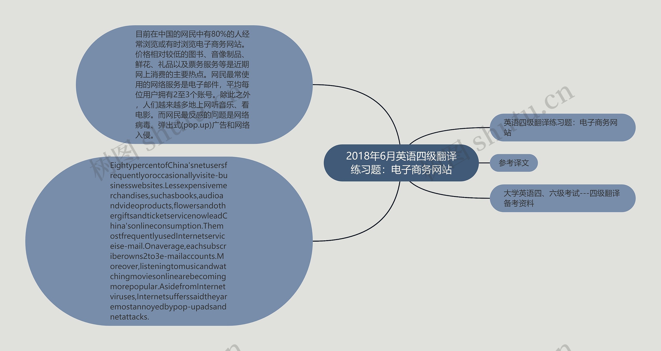 2018年6月英语四级翻译练习题：电子商务网站