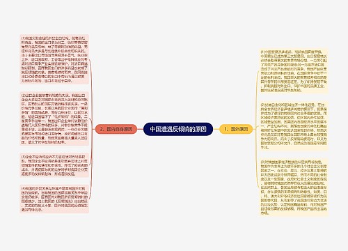 中国遭遇反倾销的原因