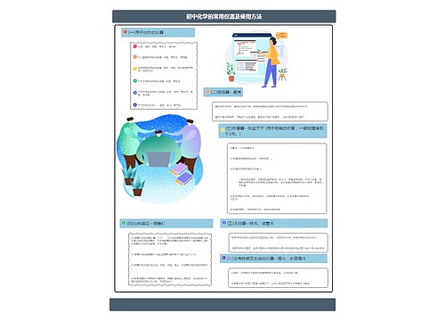 初中化学的常用仪器及使用方法