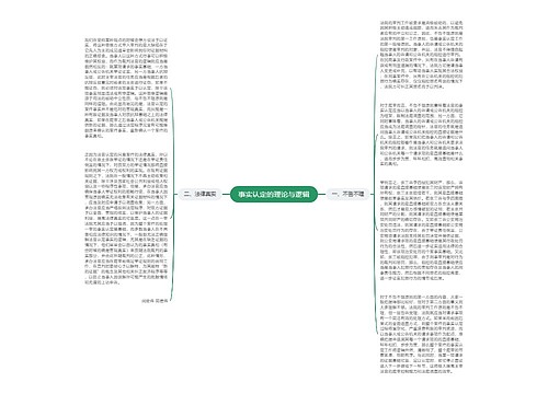 事实认定的理论与逻辑