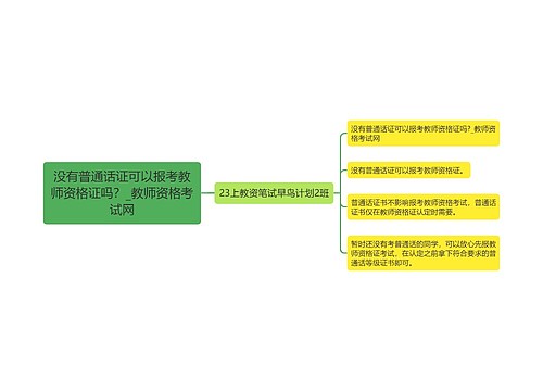 没有普通话证可以报考教师资格证吗？_教师资格考试网