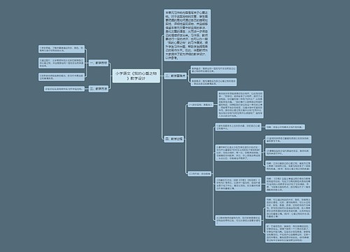 小学语文《我的心爱之物》教学设计