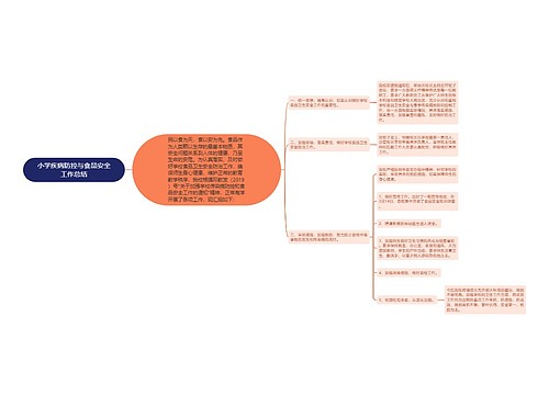 小学疾病防控与食品安全工作总结
