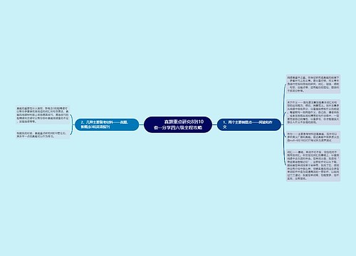         	真题重点研究8到10套--分享四六级全程攻略