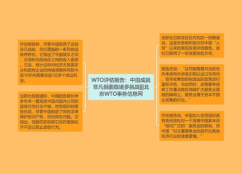 WTO评估报告：中国成就非凡但面临诸多挑战|||北京WTO事务信息网