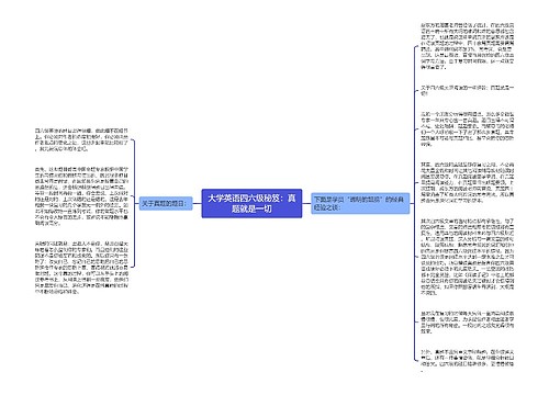 大学英语四六级秘笈：真题就是一切