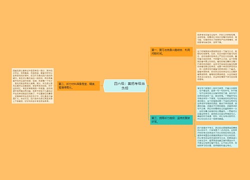         	四六级：莫把考级当负担