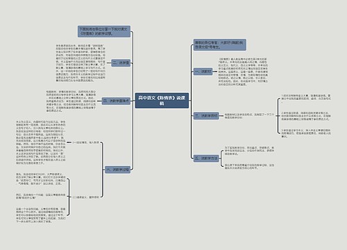 高中语文《陈情表》说课稿