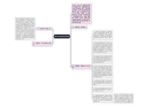 2011年安全工作总结
