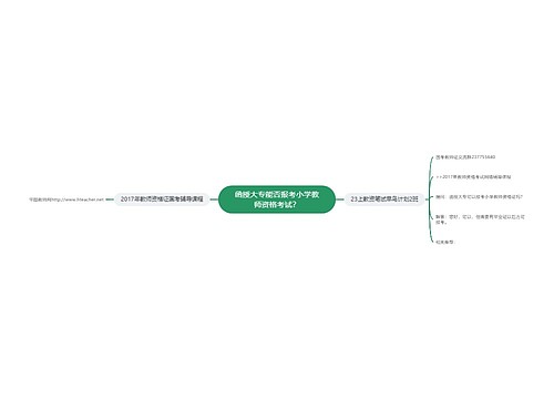 函授大专能否报考小学教师资格考试？