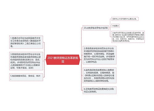 2021教师资格证改革新规定