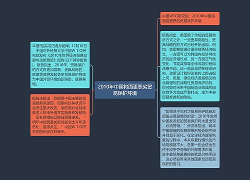 2010年中国将面更恶劣贸易保护环境