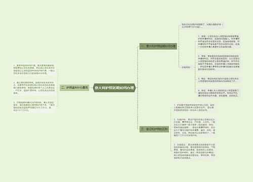 意大利护照延期如何办理