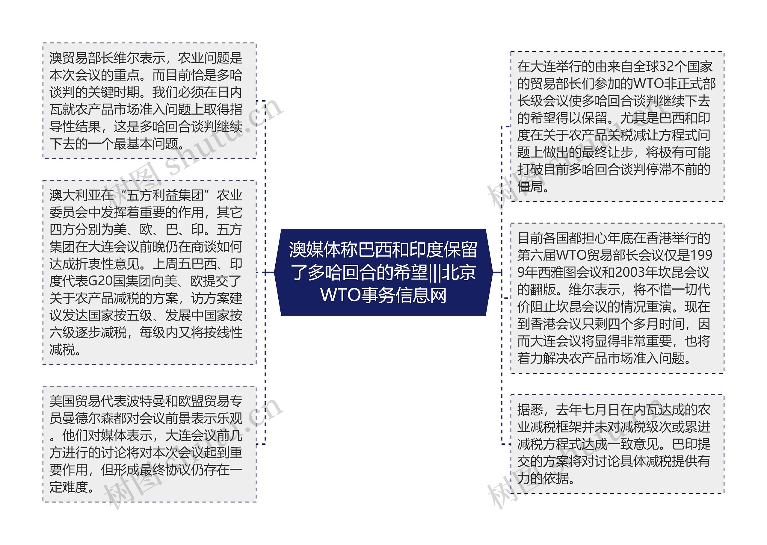 澳媒体称巴西和印度保留了多哈回合的希望|||北京WTO事务信息网