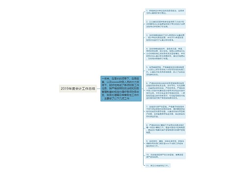 2019年度会计工作总结