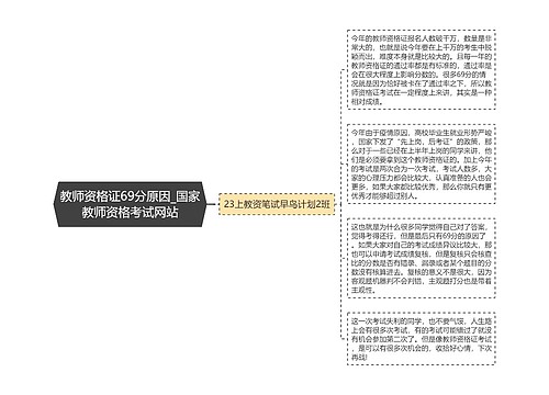 教师资格证69分原因_国家教师资格考试网站