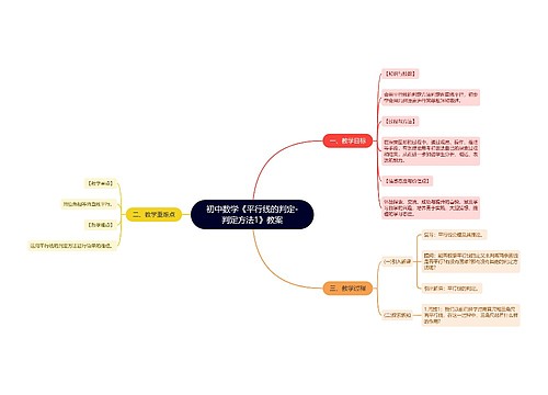 初中数学《平行线的判定-判定方法1》教案 初中数学《平行线的判定-判定方法1》教案