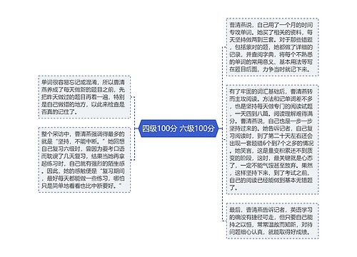 四级100分 六级100分