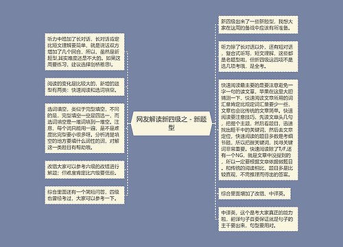 网友解读新四级之－新题型