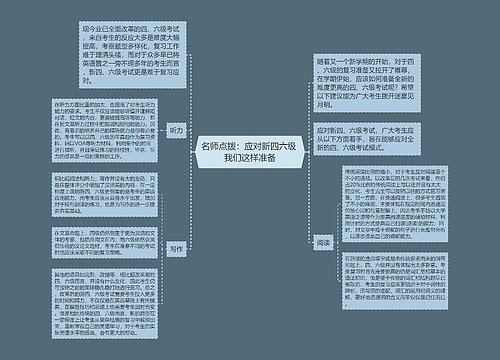 名师点拨：应对新四六级 我们这样准备