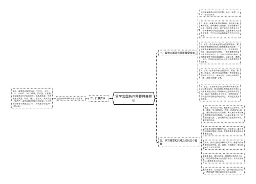 留学出国条件需要具备哪些