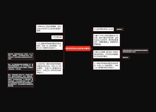 教师资格考试政策有哪些