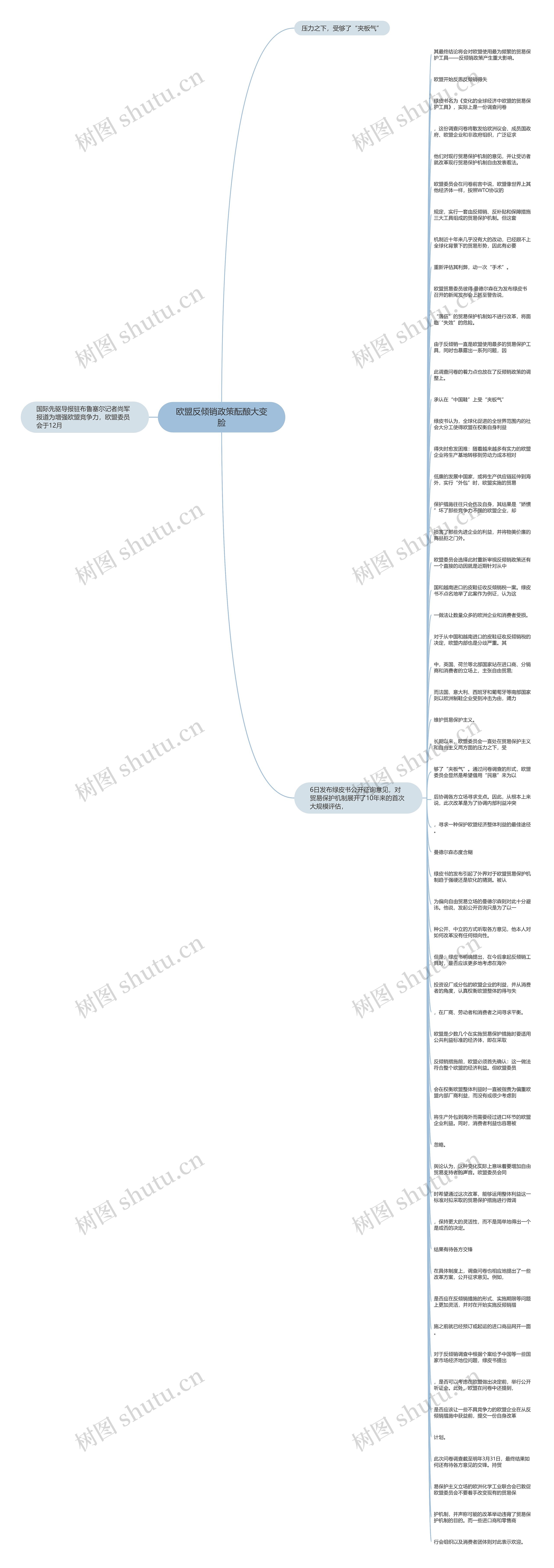 欧盟反倾销政策酝酿大变脸思维导图