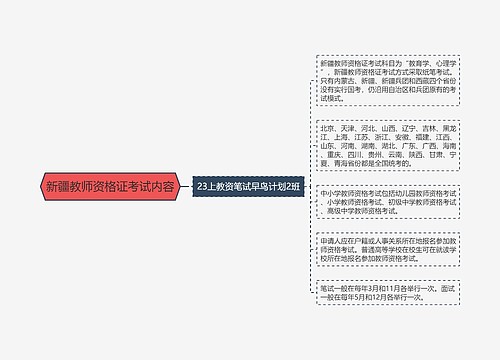 新疆教师资格证考试内容