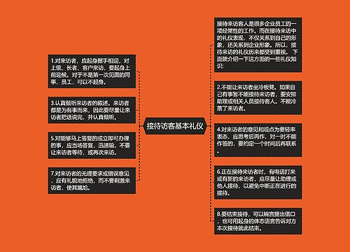接待访客基本礼仪