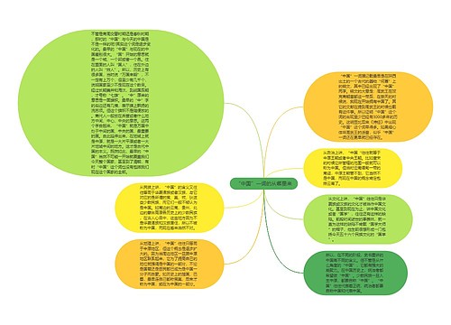 “中国”一词的从哪里来