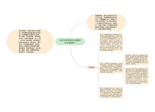 如何攻克英语四六级翻译和仔细阅读？