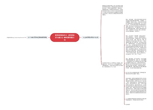 教师资格备考之《教育知识与能力》辨析题答题方法