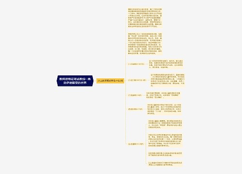 教师资格证笔试教综--弗洛伊德眼里的世界