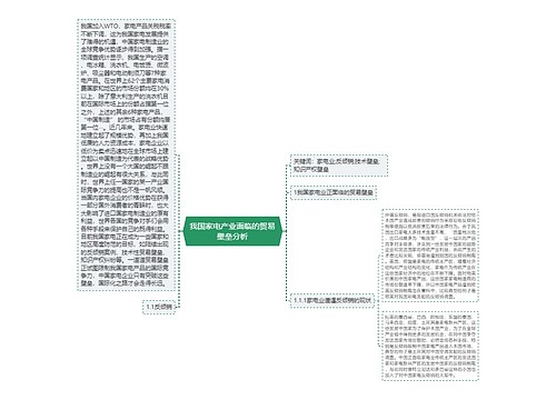 我国家电产业面临的贸易壁垒分析