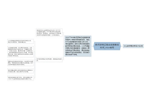 教师资格证笔试成绩查询时间_ntce官网