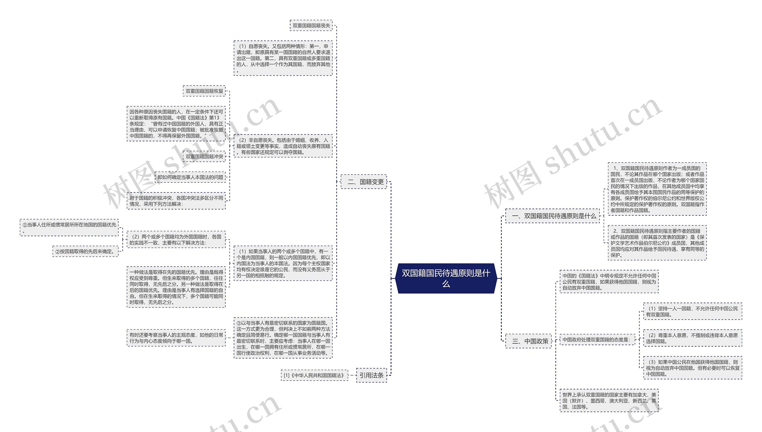 双国籍国民待遇原则是什么 双国籍国民待遇原则是什么