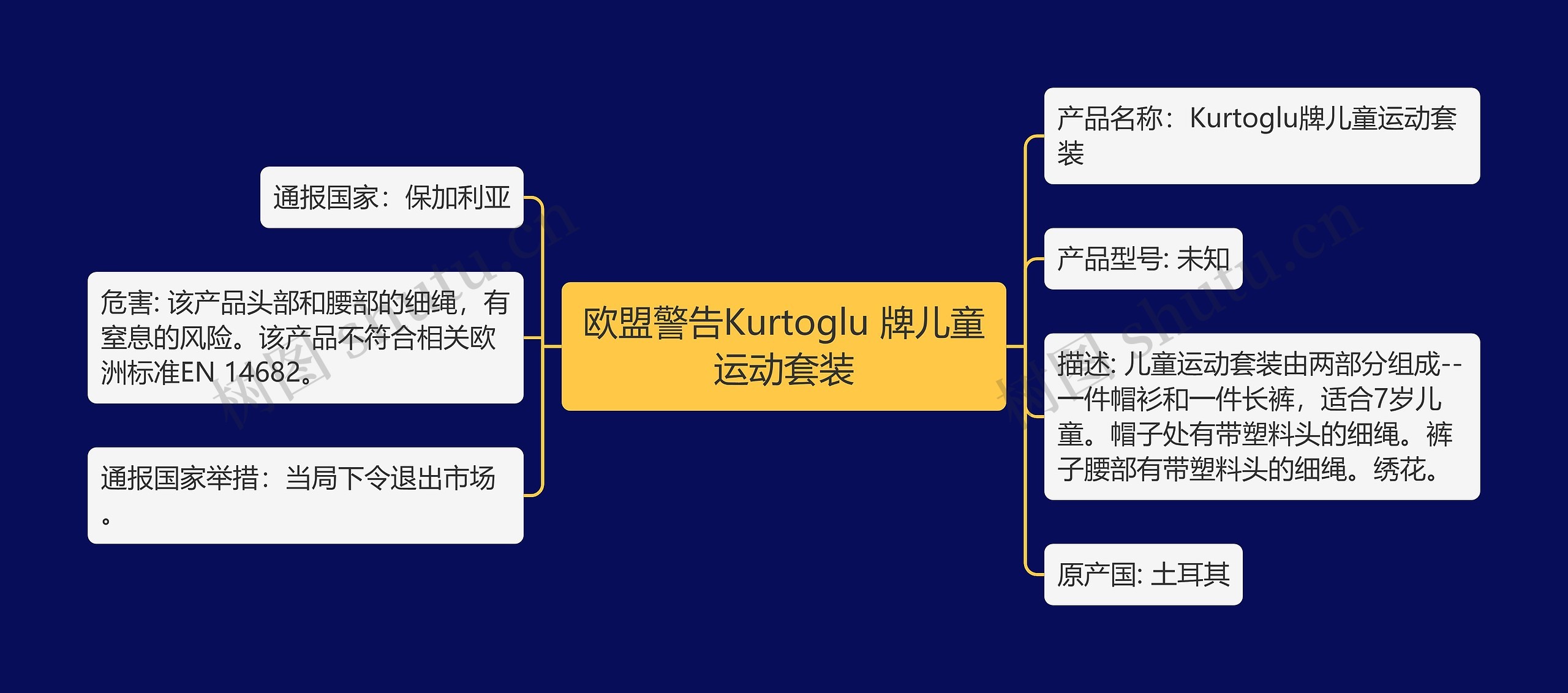 欧盟警告Kurtoglu 牌儿童运动套装