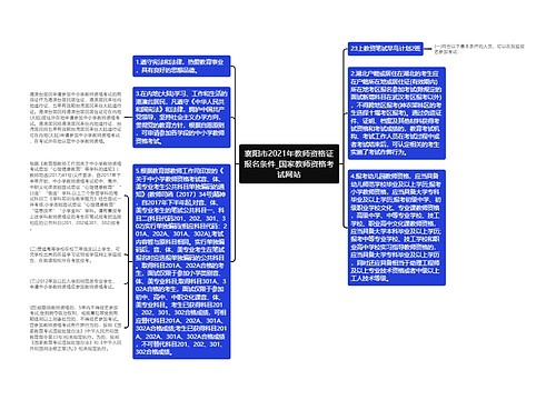 襄阳市2021年教师资格证报名条件_国家教师资格考试网站