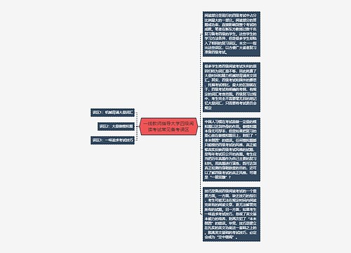 一线教师指导大学四级阅读考试常见备考误区