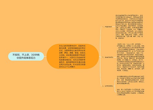 不报班，不上课，3分钟教你提升故事表现力