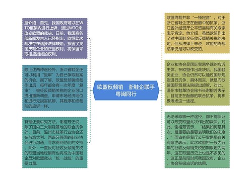 欧盟反倾销　浙鞋企联手粤闽同行