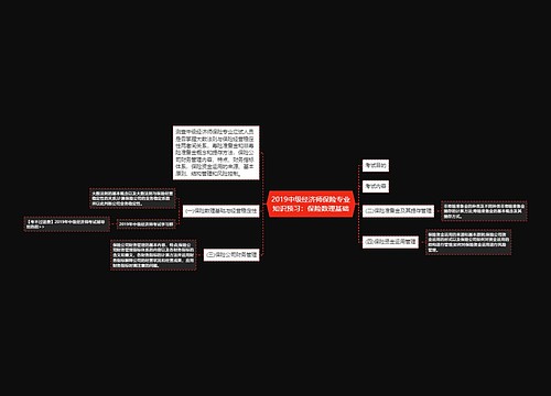 2019中级经济师保险专业知识预习：保险数理基础