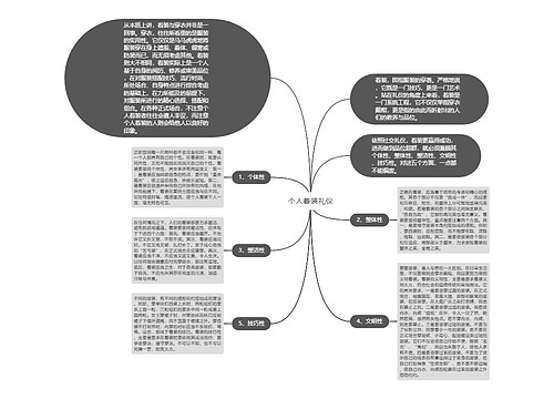 个人着装礼仪