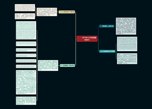         	2014年12月四级精读技巧